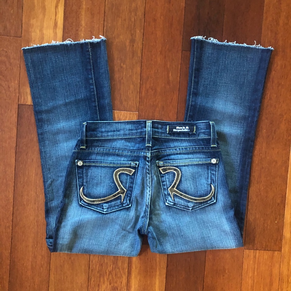 Rock and Republic Roth Crop Jean.